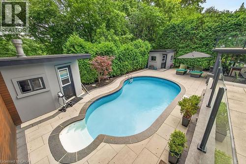 26 Freeland Court, Hamilton, ON - Outdoor With In Ground Pool With Deck Patio Veranda With Backyard
