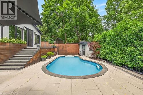 26 Freeland Court, Hamilton, ON - Outdoor With In Ground Pool With Deck Patio Veranda