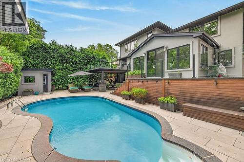 26 Freeland Court, Hamilton, ON - Outdoor With In Ground Pool With Deck Patio Veranda