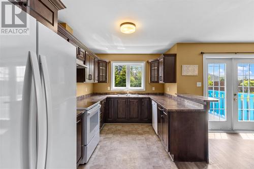 Modern Open Concept Kitchen with Peninsula - 7 Penney Crescent, St John'S, NL 