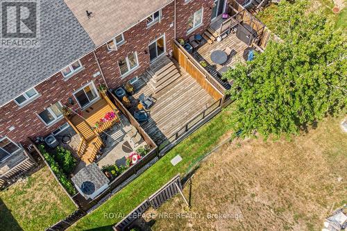 View of private back deck - 22 - 45 Seabreeze Crescent, Hamilton, ON 