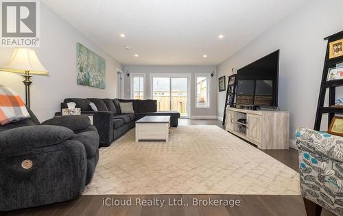 Living Room with Hardwood Floors & Pot lights - 108 Stephenson Way, Minto, ON 