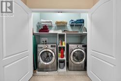 laundry area, end of upstairs hallway - 