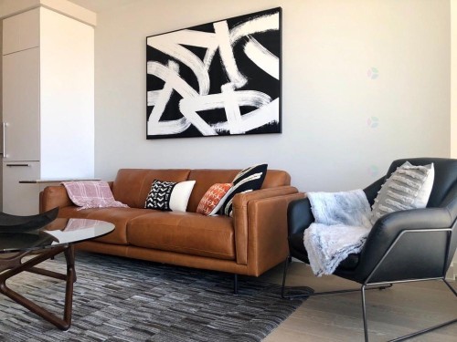 Living Room - 2112-1188 Rue St-Antoine O., Montréal (Ville-Marie), QC 