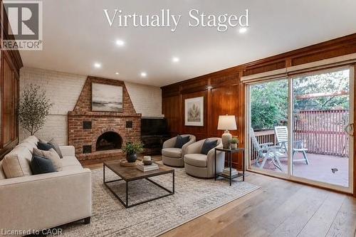 215 Briar Hill Crescent, Ancaster, ON - Indoor With Fireplace