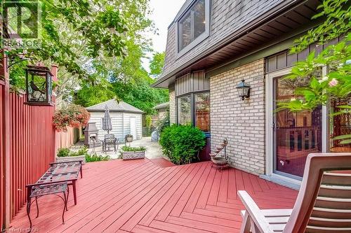 215 Briar Hill Crescent, Ancaster, ON - Outdoor With Deck Patio Veranda With Exterior