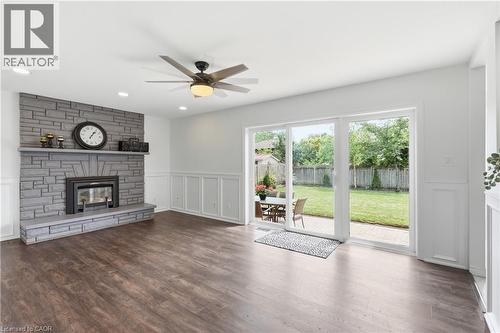 42 Fox Run, Brantford, ON - Indoor Photo Showing Living Room With Fireplace