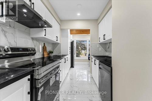 22 Wolverton Crescent, Brampton, ON - Indoor Photo Showing Kitchen With Upgraded Kitchen