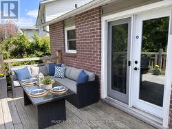 Deck off the Kitchen-virtually staged - 
