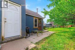 Door from dining/office leading to side patio - 