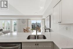 Granite counters with double sink - 