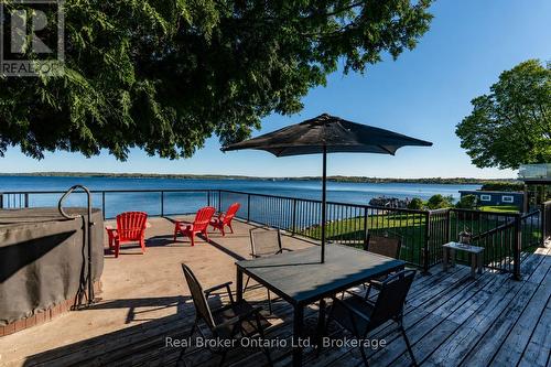 417 Pheasant Lane, Midland, ON - Outdoor With Body Of Water With Deck Patio Veranda With View