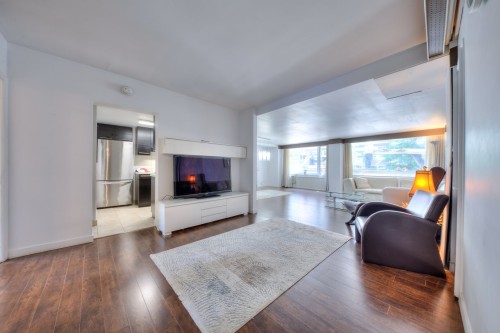 Salon - 101-3445 Rue Drummond, Montréal (Ville-Marie), QC - Indoor Photo Showing Living Room