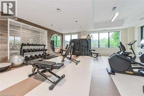 6523 Wellington 7 Road Unit# 314, Centre Wellington, ON - Indoor Photo Showing Gym Room