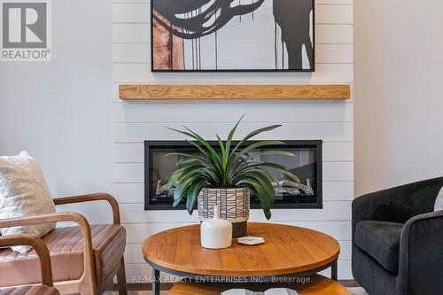 1829 Barsuda Drive, Mississauga, ON - Indoor Photo Showing Living Room With Fireplace