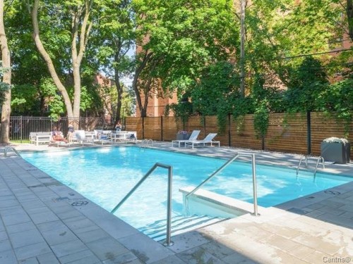 Piscine - 702-4800 Boul. De Maisonneuve O., Westmount, QC - Outdoor With In Ground Pool With Backyard