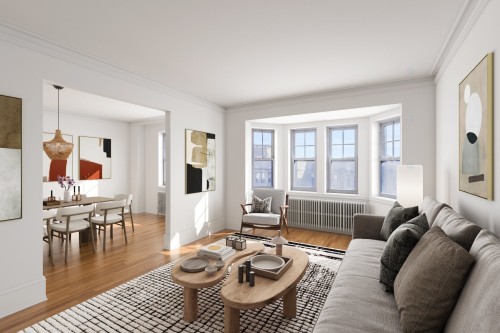 Living Room - 56-1 Av. Rosemount, Westmount, QC 