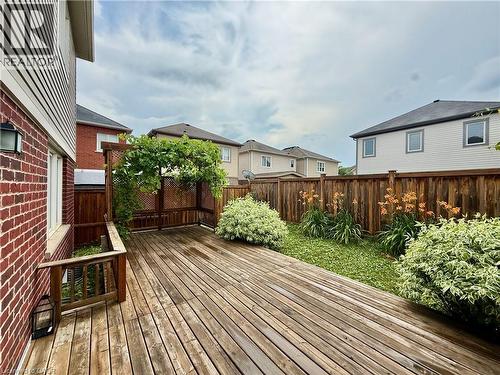Deck - 386 Apple Hill Crescent, Kitchener, ON 