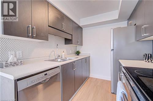40 Cheese Factory Road Unit# 102, Cambridge, ON - Indoor Photo Showing Kitchen With Double Sink