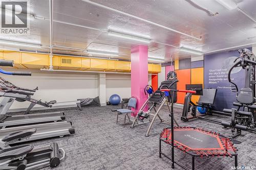 408 320 5Th Avenue N, Saskatoon, SK - Indoor Photo Showing Gym Room