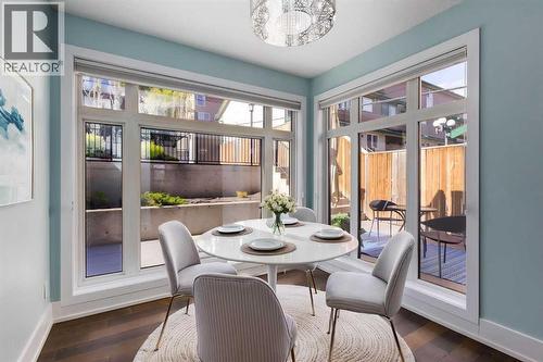 virtually staged dining room - 1513 23 Avenue Sw, Calgary, AB 
