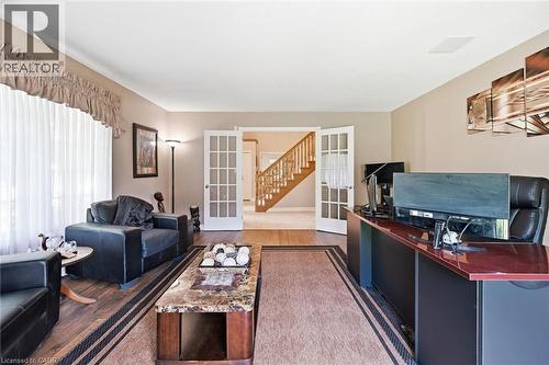 Home office space with yard access - 1 Idared Road, Carlisle, ON - Indoor Photo Showing Living Room