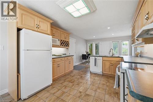 Secondary Kitchen with separate entryway and interior garage access - 1 Idared Road, Carlisle, ON - Indoor Photo Showing Kitchen