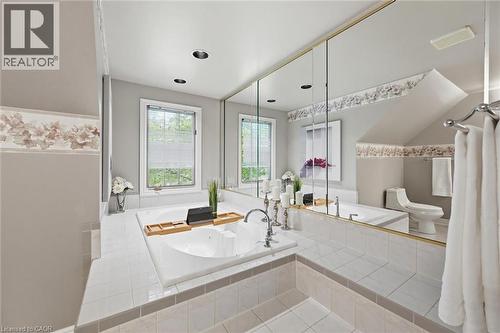 Beautiful Jetted Tub in Primary Ensuite - 1 Idared Road, Carlisle, ON - Indoor Photo Showing Bathroom