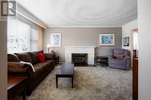 5 Boreal Road, Toronto, ON - Indoor Photo Showing Living Room With Fireplace