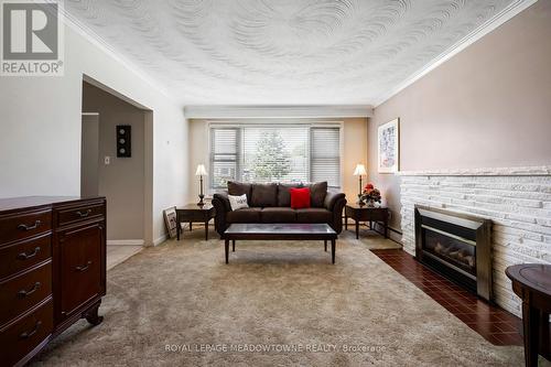 5 Boreal Road, Toronto, ON - Indoor Photo Showing Living Room With Fireplace