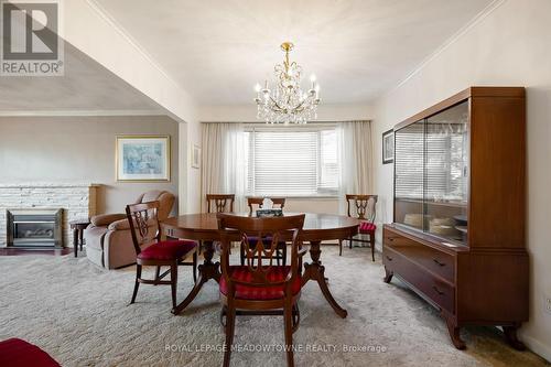 5 Boreal Road, Toronto, ON - Indoor Photo Showing Dining Room With Fireplace