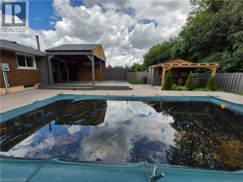 154 Appalachian Crescent, Kitchener, ON - Outdoor With In Ground Pool