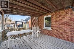 View of wooden terrace - 