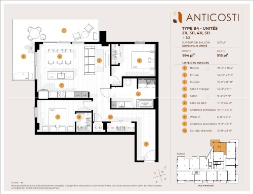 Floor Plan - 411-1377 Rue D'Anticosti, Lévis (Les Chutes-De-La-Chaudière-Est), QC - Other