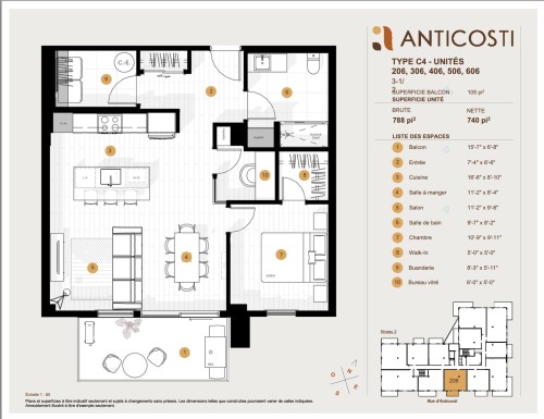 Plan (croquis) - 206-1377 Rue D'Anticosti, Lévis (Les Chutes-De-La-Chaudière-Est), QC - Other