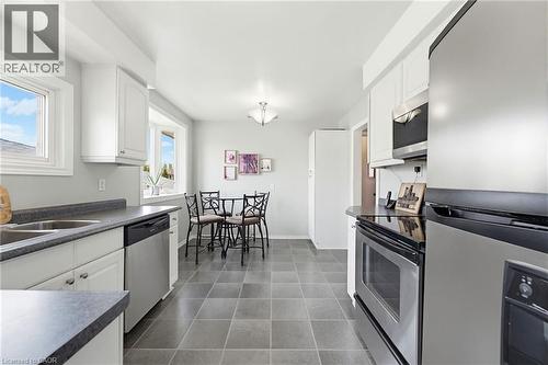 26 Rivercrest Road, Hamilton, ON - Indoor Photo Showing Kitchen With Double Sink