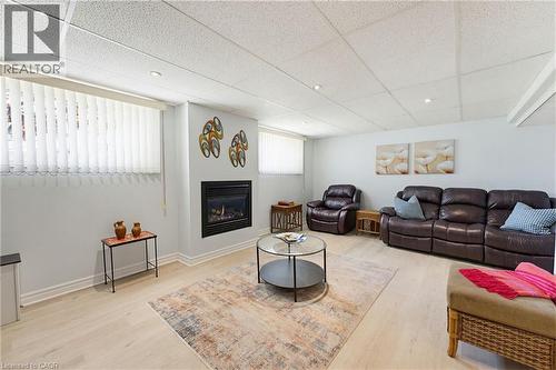 26 Rivercrest Road, Hamilton, ON - Indoor Photo Showing Living Room With Fireplace