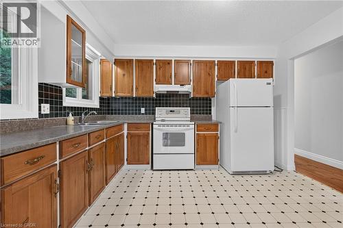 19 Burns Place, Caledonia, ON - Indoor Photo Showing Kitchen With Double Sink