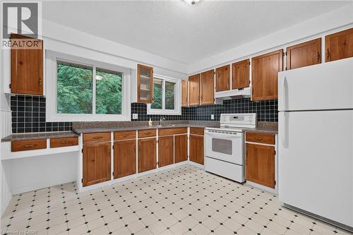 19 Burns Place, Caledonia, ON - Indoor Photo Showing Kitchen With Double Sink