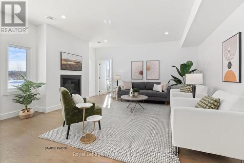28 Fraser Drive, Quinte West (Sidney Ward), ON - Indoor Photo Showing Living Room With Fireplace