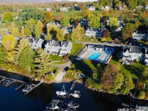 Photo aérienne - 1-512 Ch. De Bondville, Lac-Brome, QC - Outdoor With Body Of Water With View