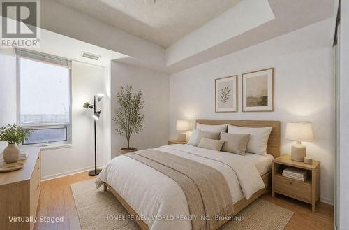 Second Bedroom - Virtually Staged - 4905 - 65 Bremner Boulevard, Toronto, ON 