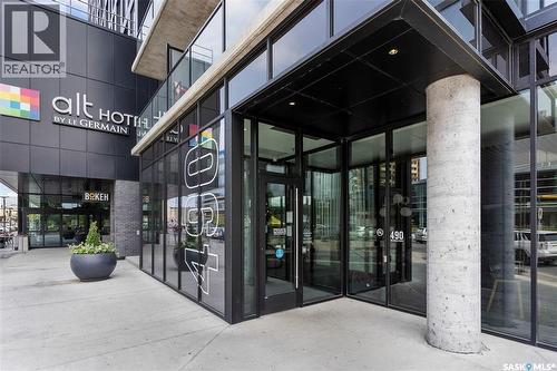 1804 490 2Nd Avenue S, Saskatoon, SK - Outdoor With Balcony With Exterior