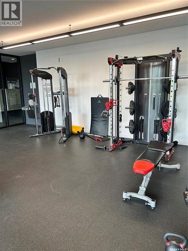 1804 490 2Nd Avenue S, Saskatoon, SK - Indoor Photo Showing Gym Room