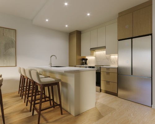 Cuisine - 316-2700 Rue Pierrette-Leclaire, Saint-Bruno-De-Montarville, QC - Indoor Photo Showing Kitchen With Upgraded Kitchen