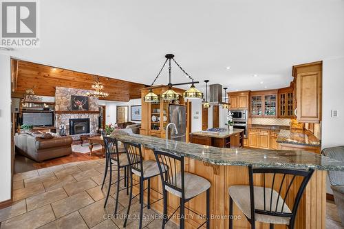 182 Lb1 Road, Rideau Lakes, ON - Indoor With Fireplace