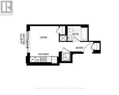 Floor Plan - 1310 - 10 Oak St Street, Toronto, ON 