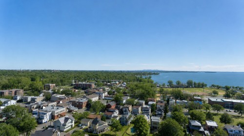 Photo aérienne - 12 Av. St-Joachim, Pointe-Claire, QC - Outdoor With Body Of Water With View