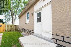 Separate entrance to lower unit, on the east side - 