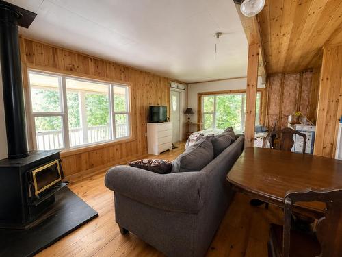 D742 Dam Road, Emo, ON - Indoor Photo Showing Living Room With Fireplace